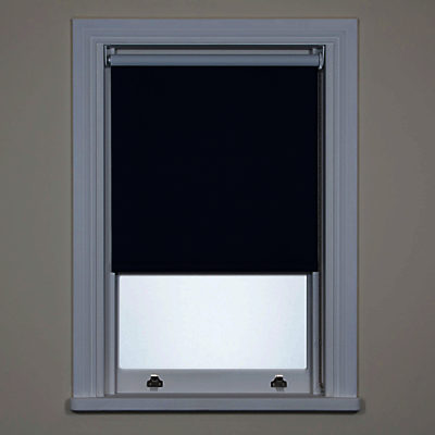 Bloc Fabric Changer Blackout Roller Blind Midnight Blue